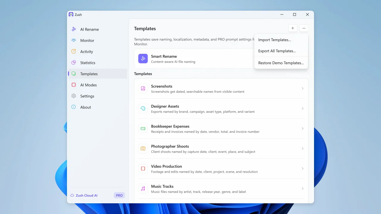 Share your naming workflow